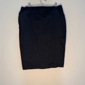 bebe Black Knee-length Pencil Skirt for Work